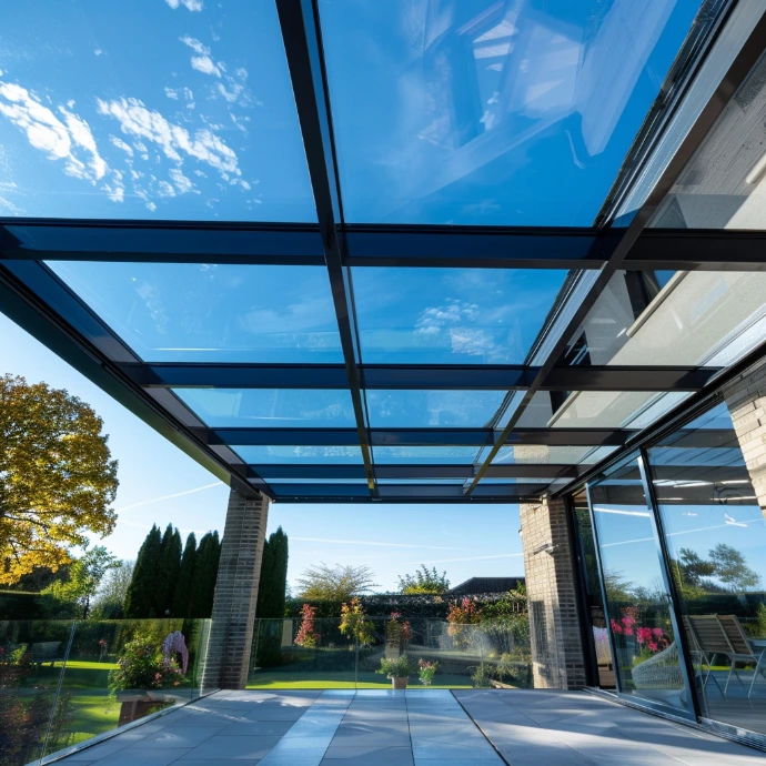 Acoperis din sticla retractabil